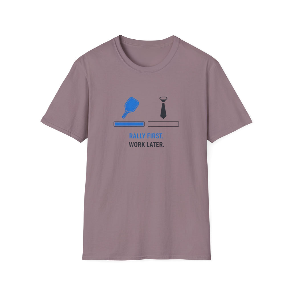 Rally First, Work Later Minimalist T-Shirt
