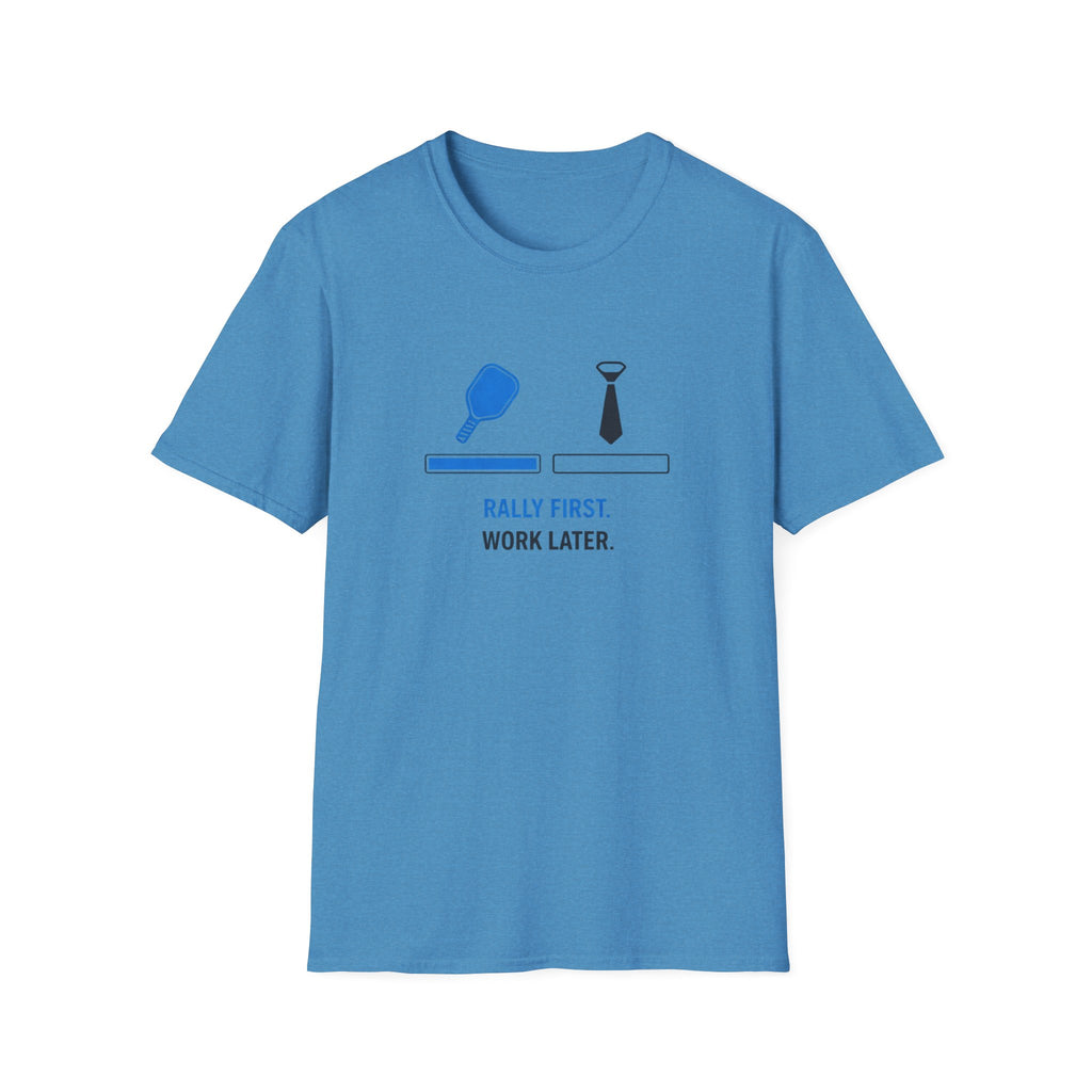 Rally First, Work Later Minimalist T-Shirt