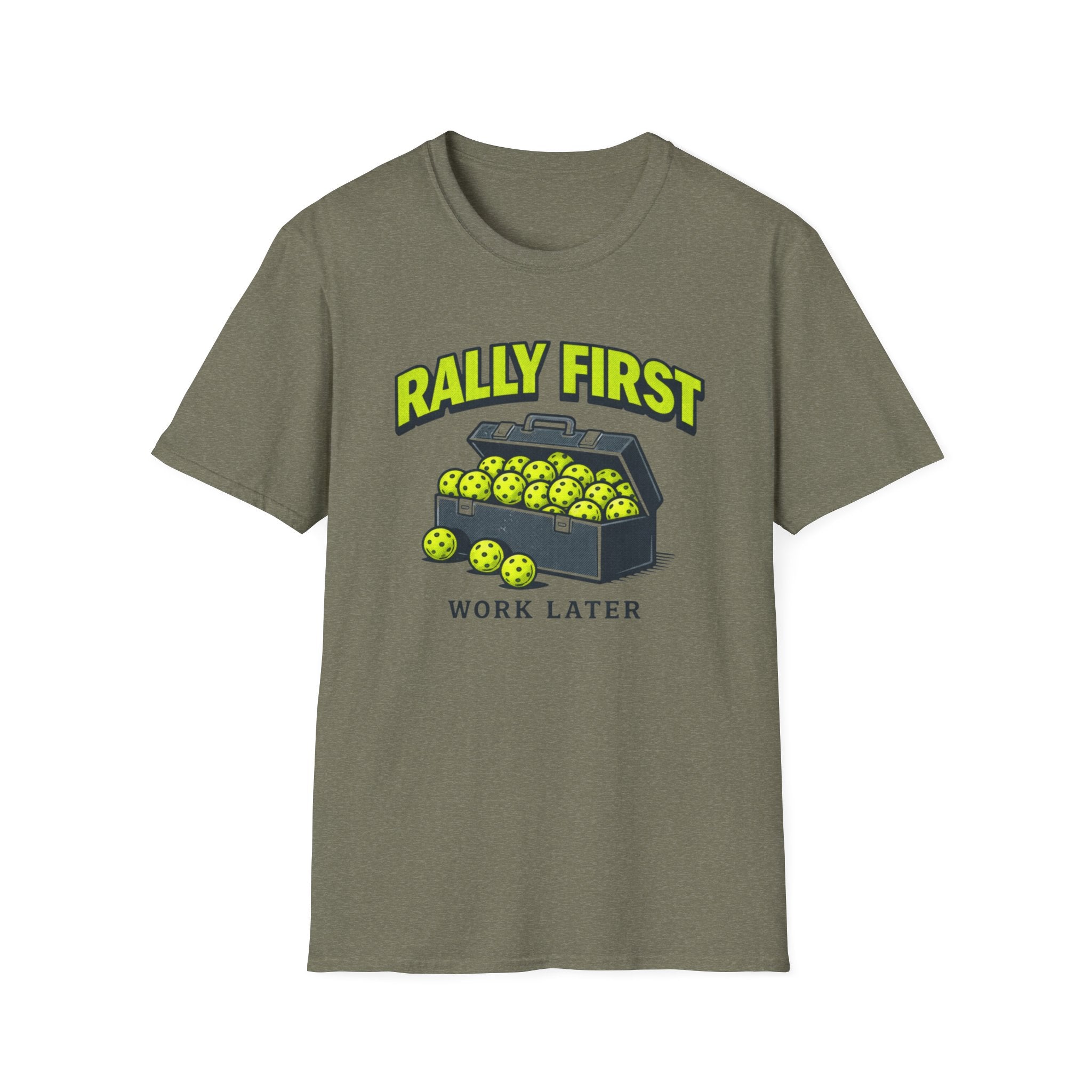 Rally First, Work Later Toolbox T-Shirt