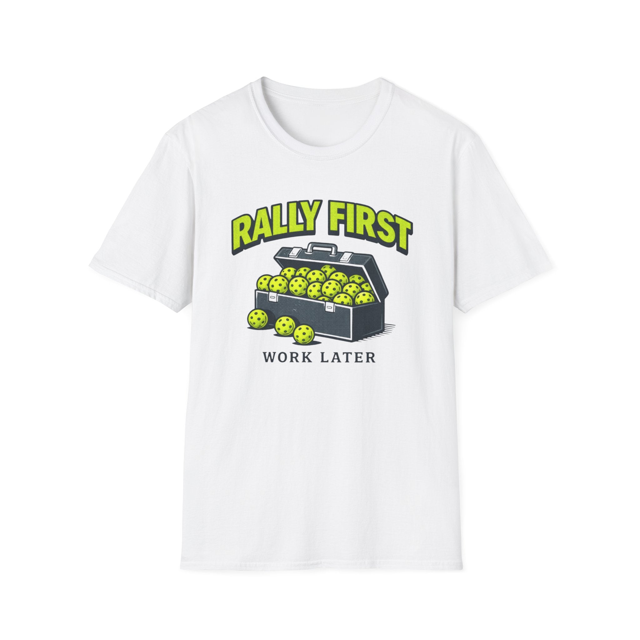 Rally First, Work Later Toolbox T-Shirt