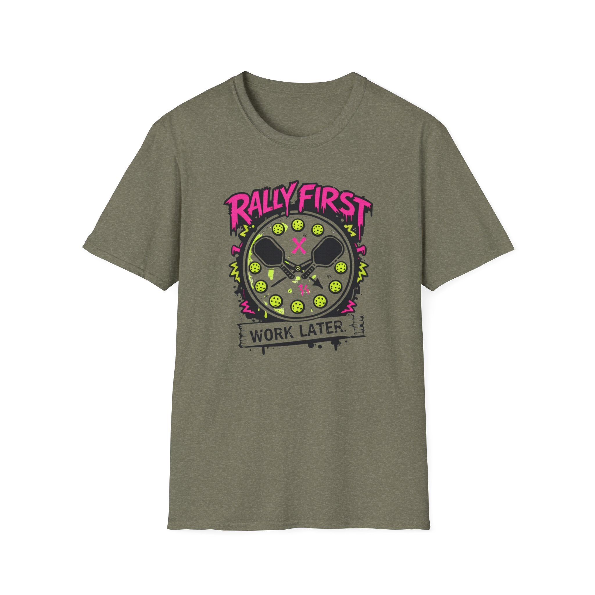 Rally First "Work Later" T-Shirt
